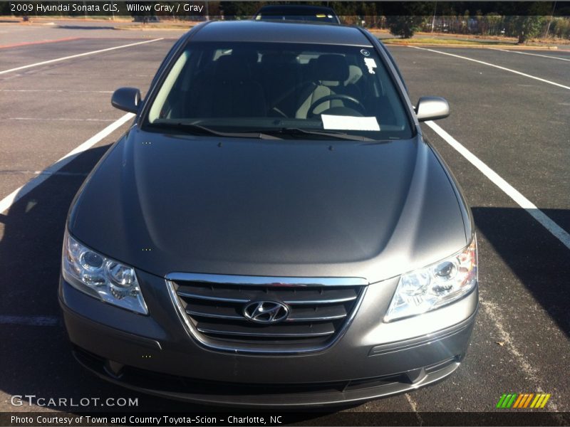 Willow Gray / Gray 2009 Hyundai Sonata GLS