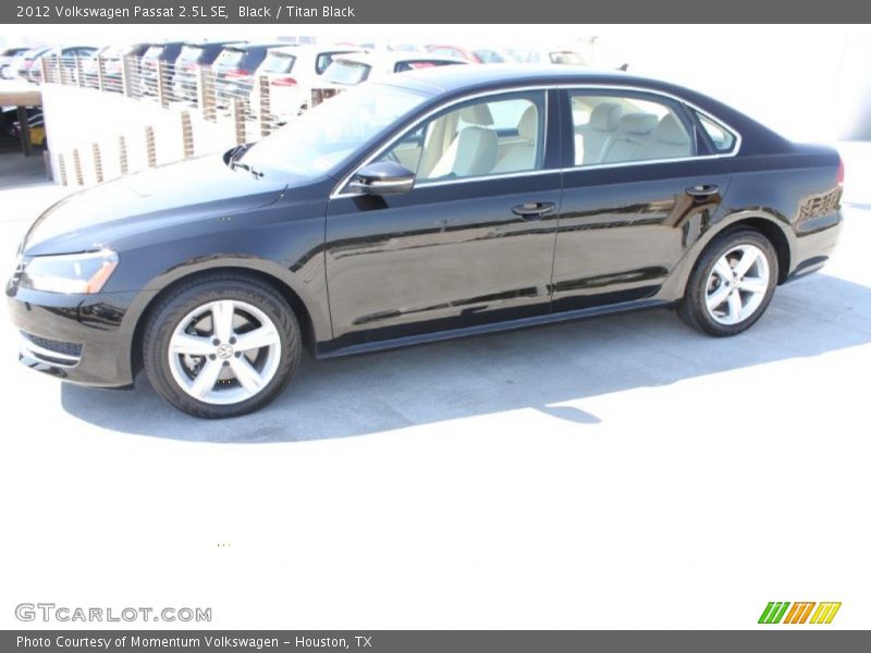 Black / Titan Black 2012 Volkswagen Passat 2.5L SE