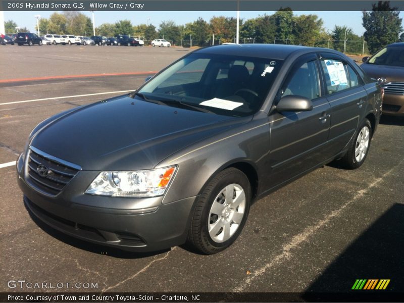 Willow Gray / Gray 2009 Hyundai Sonata GLS