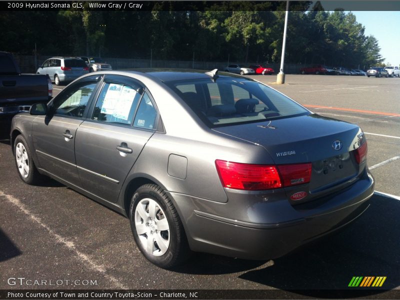 Willow Gray / Gray 2009 Hyundai Sonata GLS