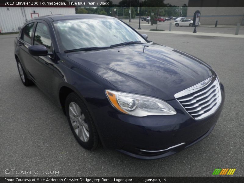 True Blue Pearl / Black 2013 Chrysler 200 Touring Sedan