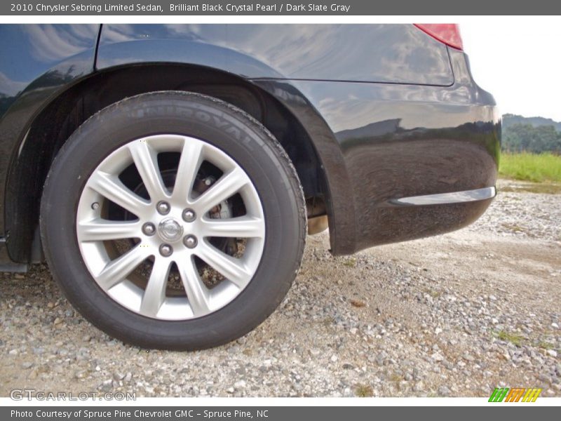 Brilliant Black Crystal Pearl / Dark Slate Gray 2010 Chrysler Sebring Limited Sedan