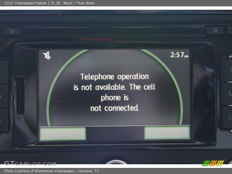 Black / Titan Black 2012 Volkswagen Passat 2.5L SE