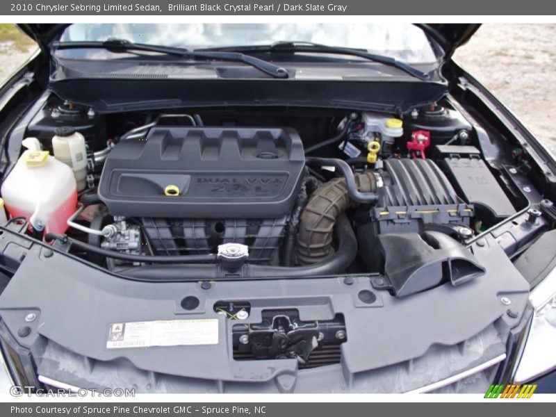 Brilliant Black Crystal Pearl / Dark Slate Gray 2010 Chrysler Sebring Limited Sedan
