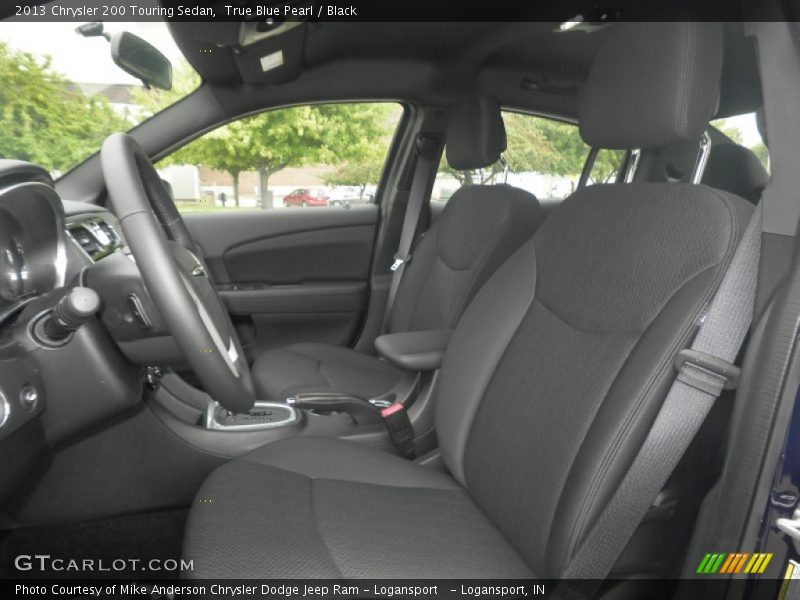 True Blue Pearl / Black 2013 Chrysler 200 Touring Sedan