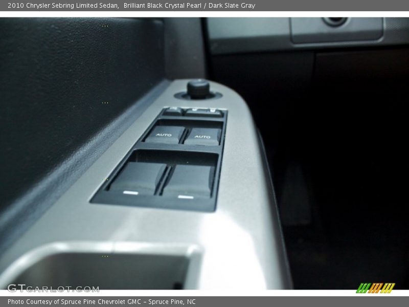 Brilliant Black Crystal Pearl / Dark Slate Gray 2010 Chrysler Sebring Limited Sedan