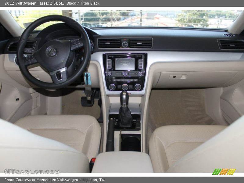 Black / Titan Black 2012 Volkswagen Passat 2.5L SE