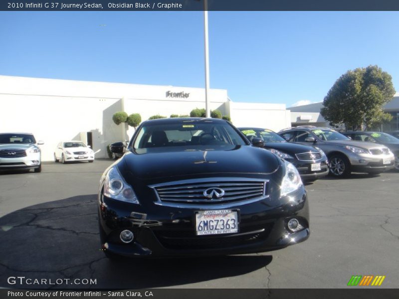 Obsidian Black / Graphite 2010 Infiniti G 37 Journey Sedan
