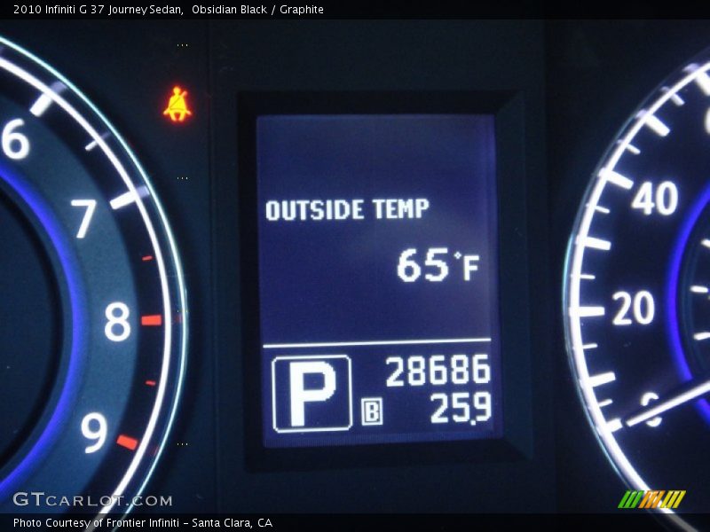 Obsidian Black / Graphite 2010 Infiniti G 37 Journey Sedan