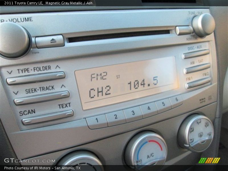 Magnetic Gray Metallic / Ash 2011 Toyota Camry LE