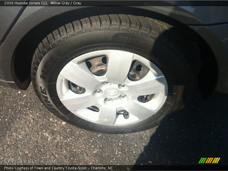 Willow Gray / Gray 2009 Hyundai Sonata GLS