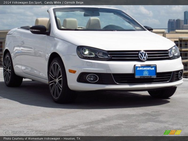 Candy White / Cornsilk Beige 2014 Volkswagen Eos Sport