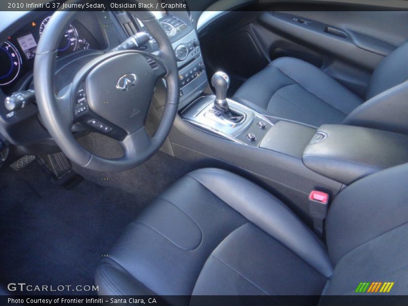 Obsidian Black / Graphite 2010 Infiniti G 37 Journey Sedan
