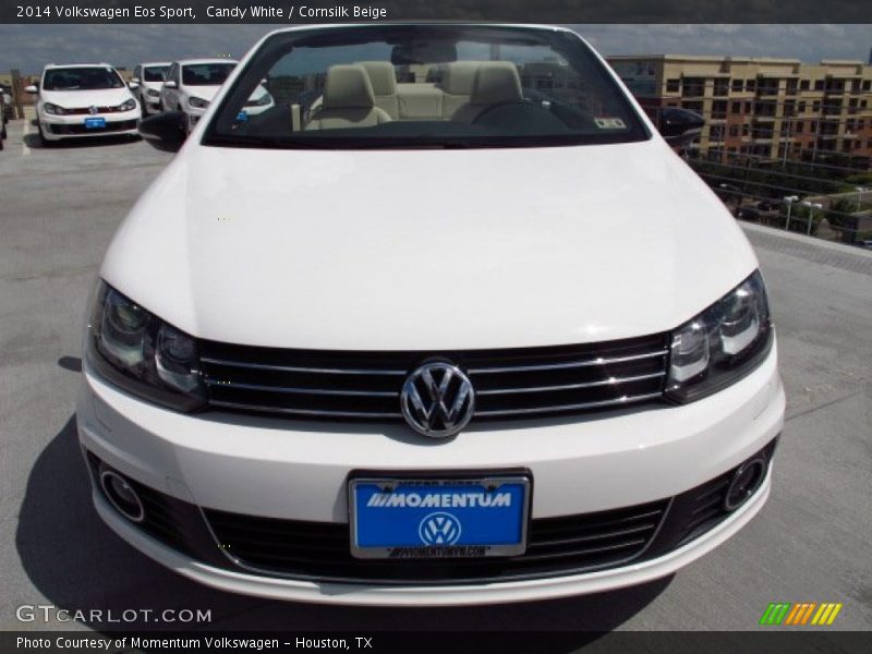 Candy White / Cornsilk Beige 2014 Volkswagen Eos Sport