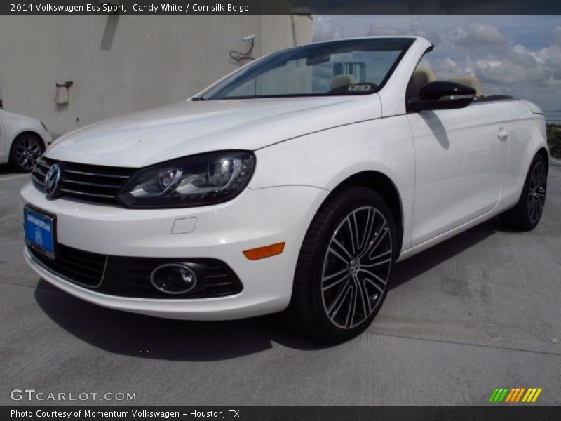 Candy White / Cornsilk Beige 2014 Volkswagen Eos Sport