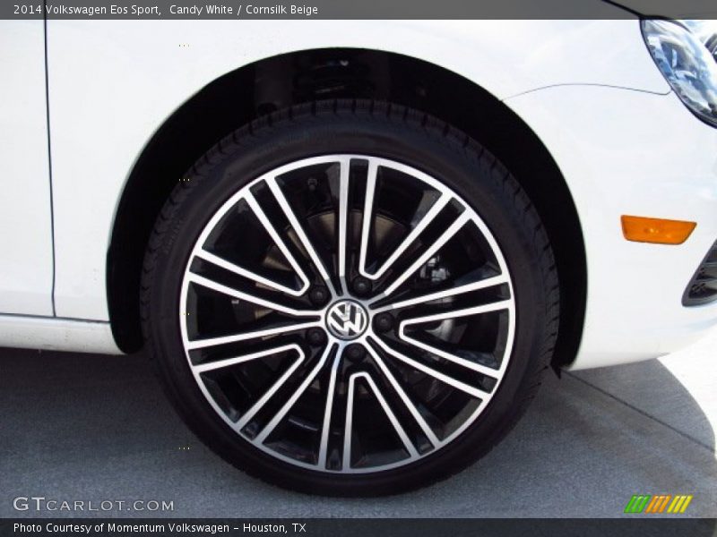 Candy White / Cornsilk Beige 2014 Volkswagen Eos Sport
