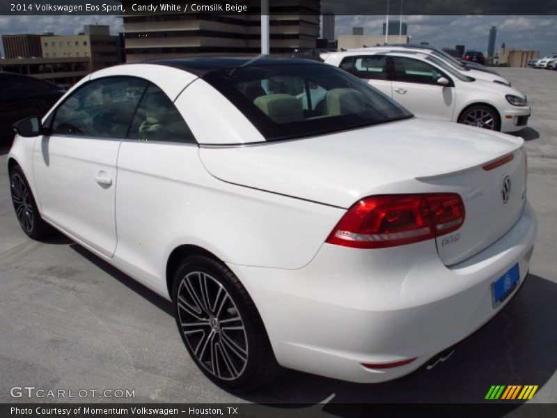 Candy White / Cornsilk Beige 2014 Volkswagen Eos Sport