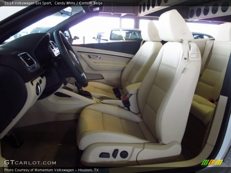 Candy White / Cornsilk Beige 2014 Volkswagen Eos Sport