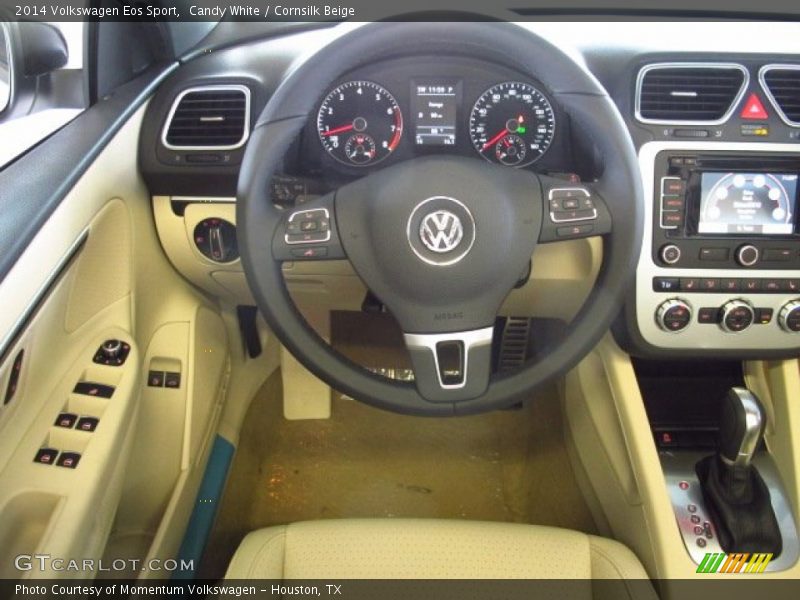 Candy White / Cornsilk Beige 2014 Volkswagen Eos Sport