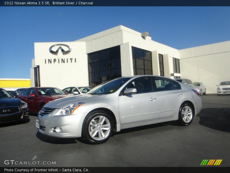 Brilliant Silver / Charcoal 2012 Nissan Altima 3.5 SR