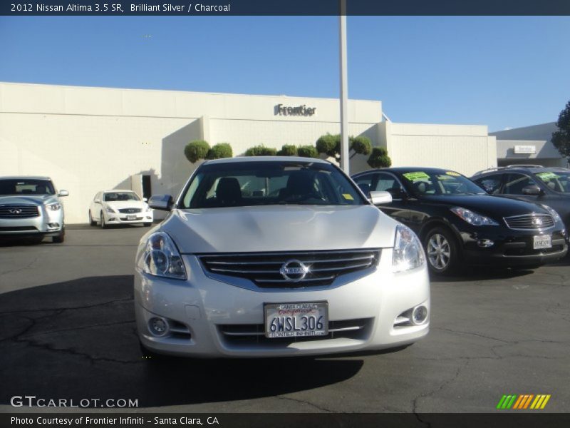 Brilliant Silver / Charcoal 2012 Nissan Altima 3.5 SR