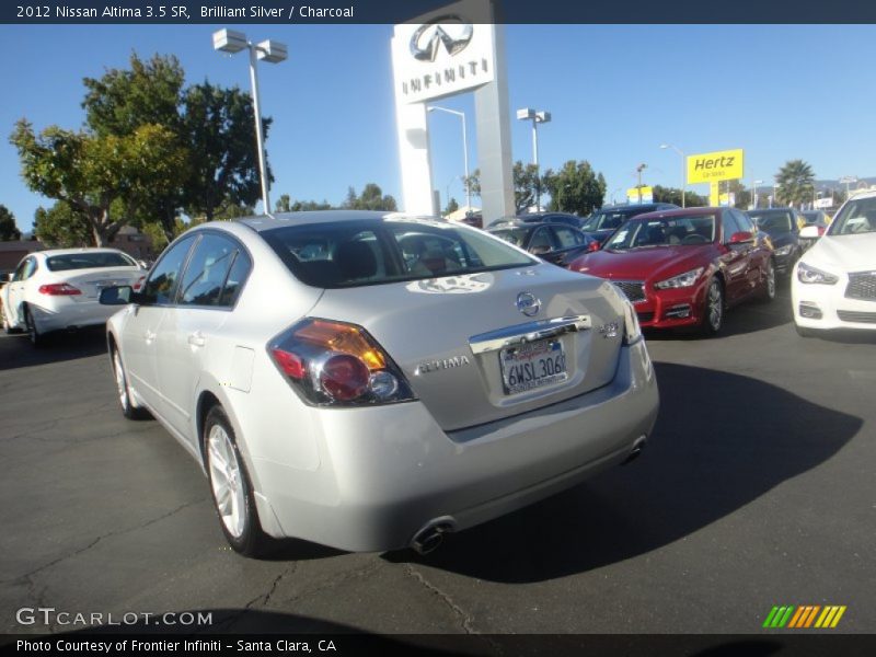 Brilliant Silver / Charcoal 2012 Nissan Altima 3.5 SR