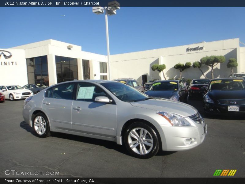 Brilliant Silver / Charcoal 2012 Nissan Altima 3.5 SR