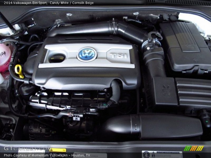 Candy White / Cornsilk Beige 2014 Volkswagen Eos Sport