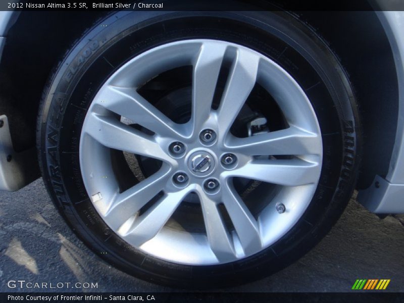 Brilliant Silver / Charcoal 2012 Nissan Altima 3.5 SR