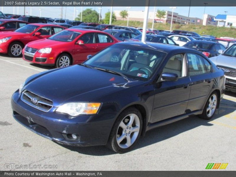 Regal Blue Pearl / Ivory 2007 Subaru Legacy 2.5i Sedan