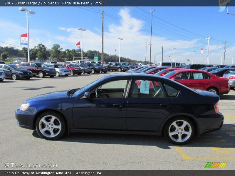 Regal Blue Pearl / Ivory 2007 Subaru Legacy 2.5i Sedan