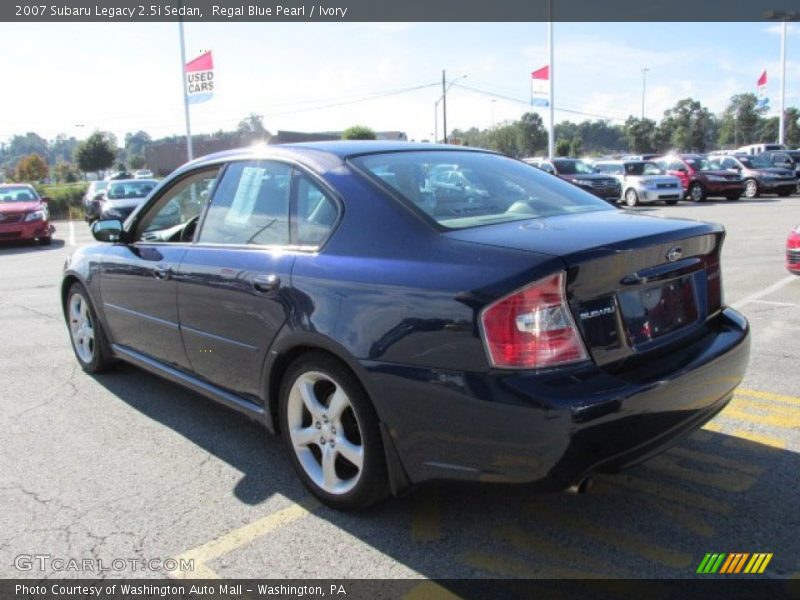 Regal Blue Pearl / Ivory 2007 Subaru Legacy 2.5i Sedan