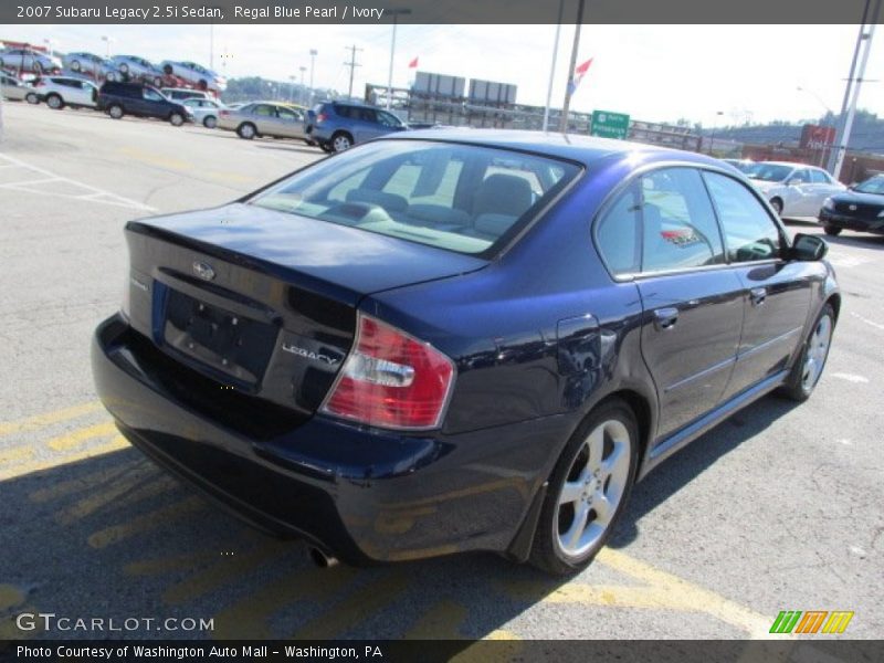 Regal Blue Pearl / Ivory 2007 Subaru Legacy 2.5i Sedan