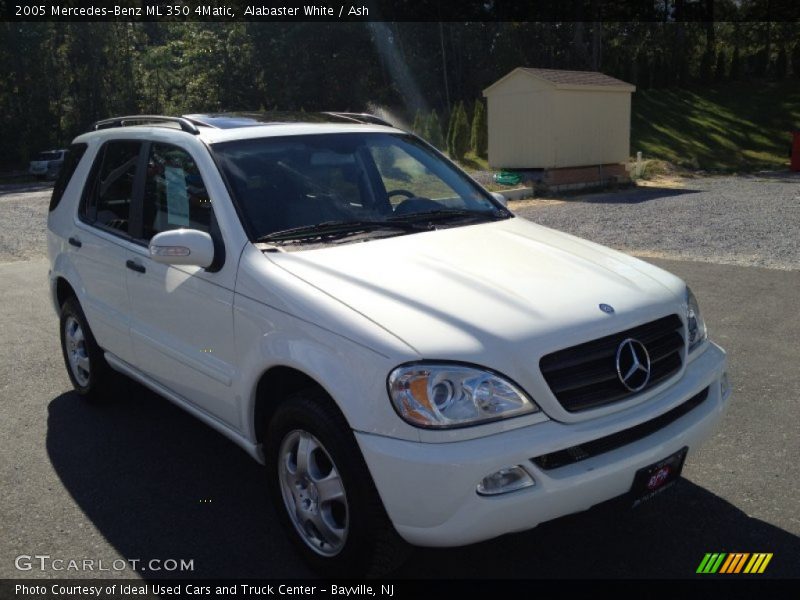 Alabaster White / Ash 2005 Mercedes-Benz ML 350 4Matic