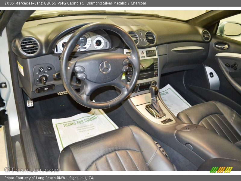 Charcoal Interior - 2005 CLK 55 AMG Cabriolet 