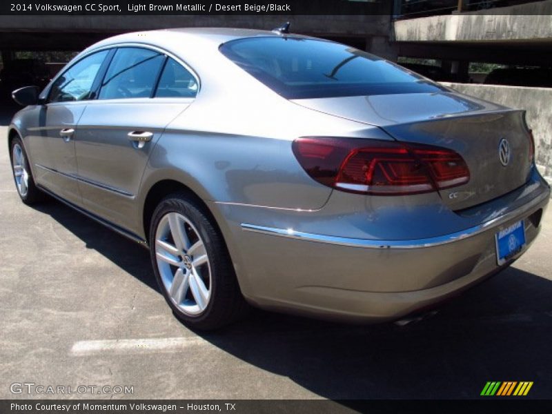 Light Brown Metallic / Desert Beige/Black 2014 Volkswagen CC Sport