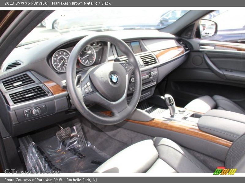 Black Interior - 2013 X6 xDrive50i 