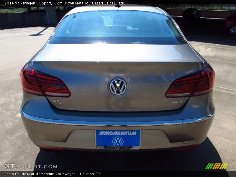 Light Brown Metallic / Desert Beige/Black 2014 Volkswagen CC Sport