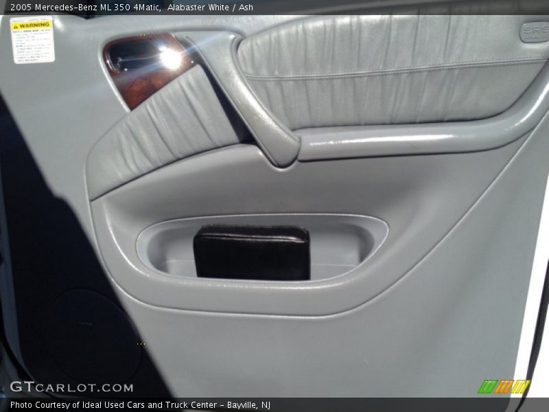 Alabaster White / Ash 2005 Mercedes-Benz ML 350 4Matic