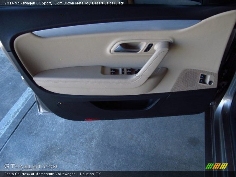 Light Brown Metallic / Desert Beige/Black 2014 Volkswagen CC Sport