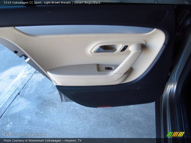 Light Brown Metallic / Desert Beige/Black 2014 Volkswagen CC Sport