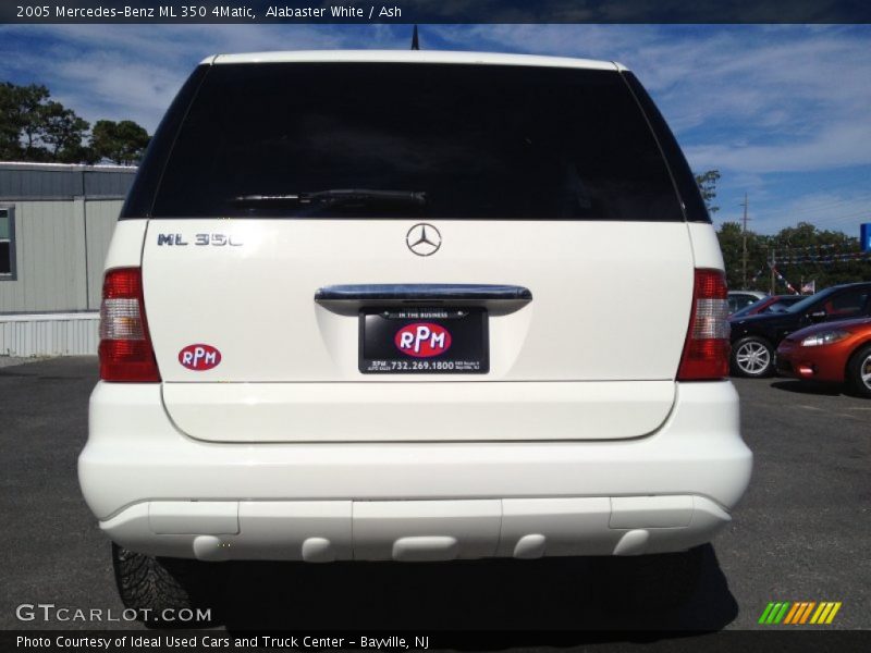 Alabaster White / Ash 2005 Mercedes-Benz ML 350 4Matic