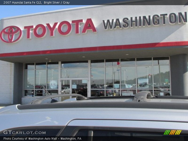 Bright Silver / Gray 2007 Hyundai Santa Fe GLS