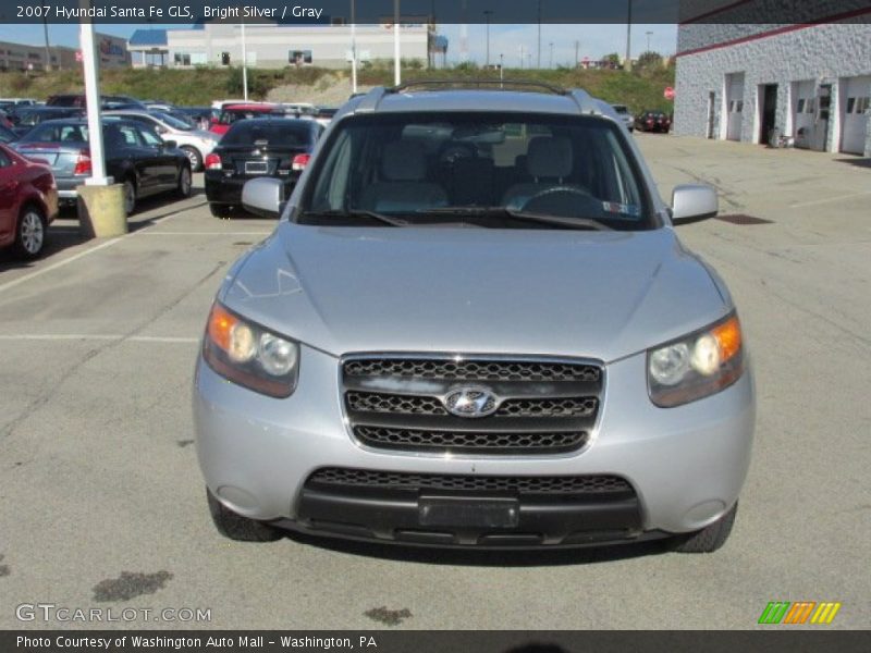 Bright Silver / Gray 2007 Hyundai Santa Fe GLS