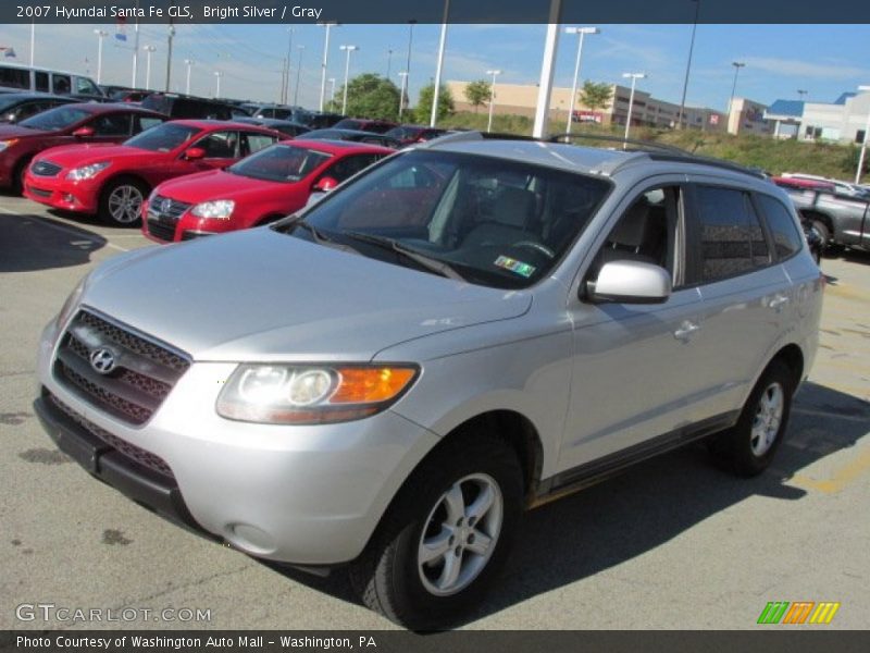 Bright Silver / Gray 2007 Hyundai Santa Fe GLS