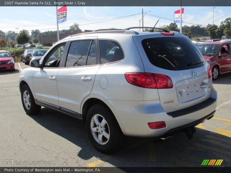 Bright Silver / Gray 2007 Hyundai Santa Fe GLS
