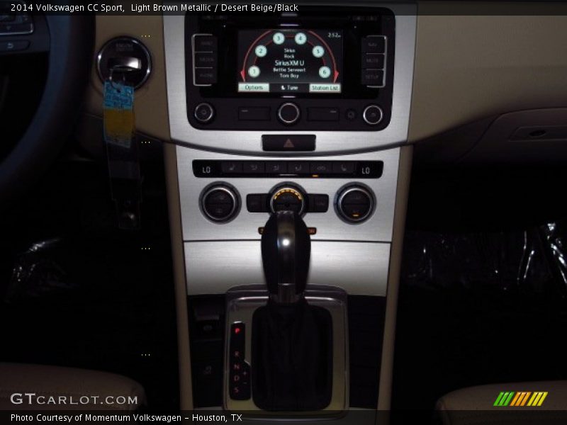 Light Brown Metallic / Desert Beige/Black 2014 Volkswagen CC Sport