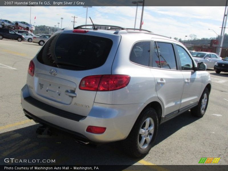Bright Silver / Gray 2007 Hyundai Santa Fe GLS