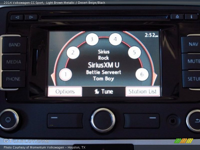 Light Brown Metallic / Desert Beige/Black 2014 Volkswagen CC Sport