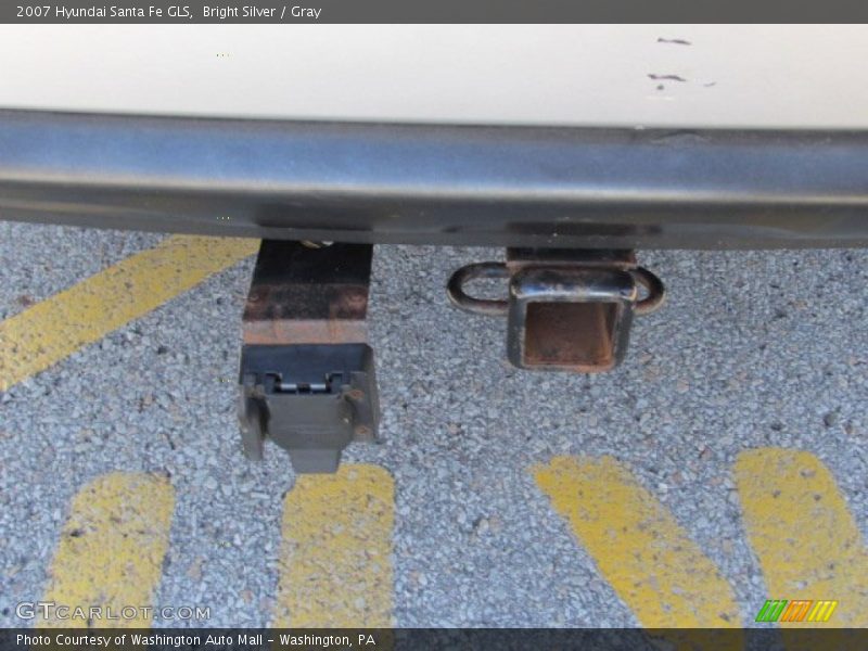 Bright Silver / Gray 2007 Hyundai Santa Fe GLS